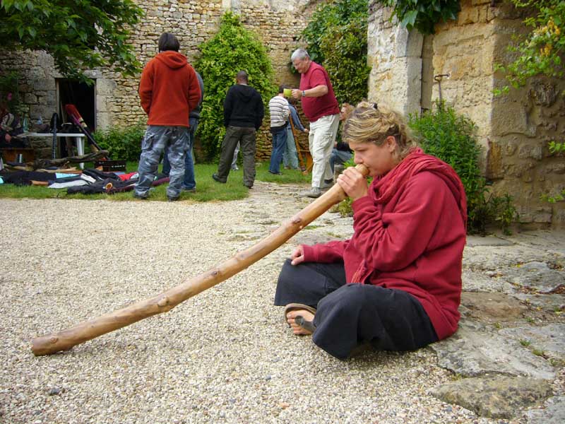 Mimi en pleine répétition