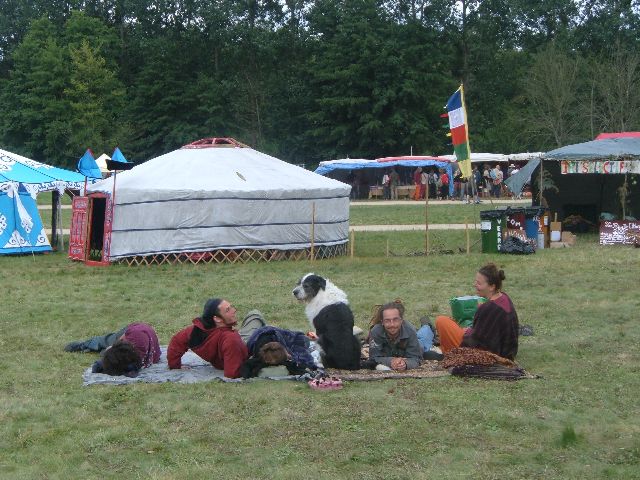 une jolie brochette de festivaliers de tous poils!!