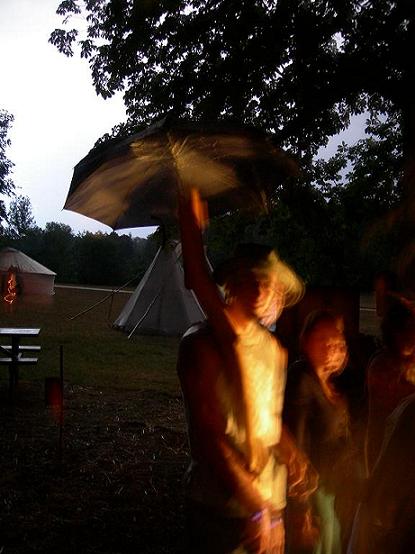 photo prise lors d'un éclair